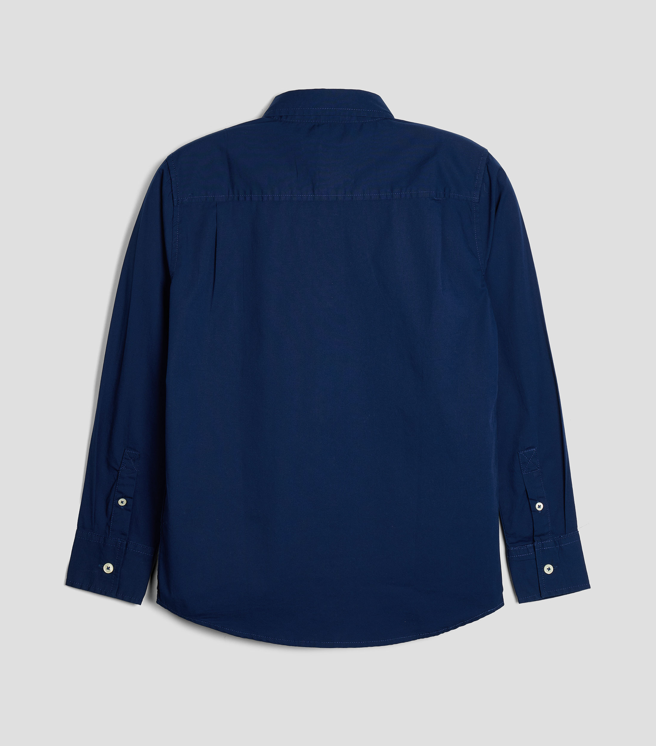 Camisa lisa manga larga Niño
